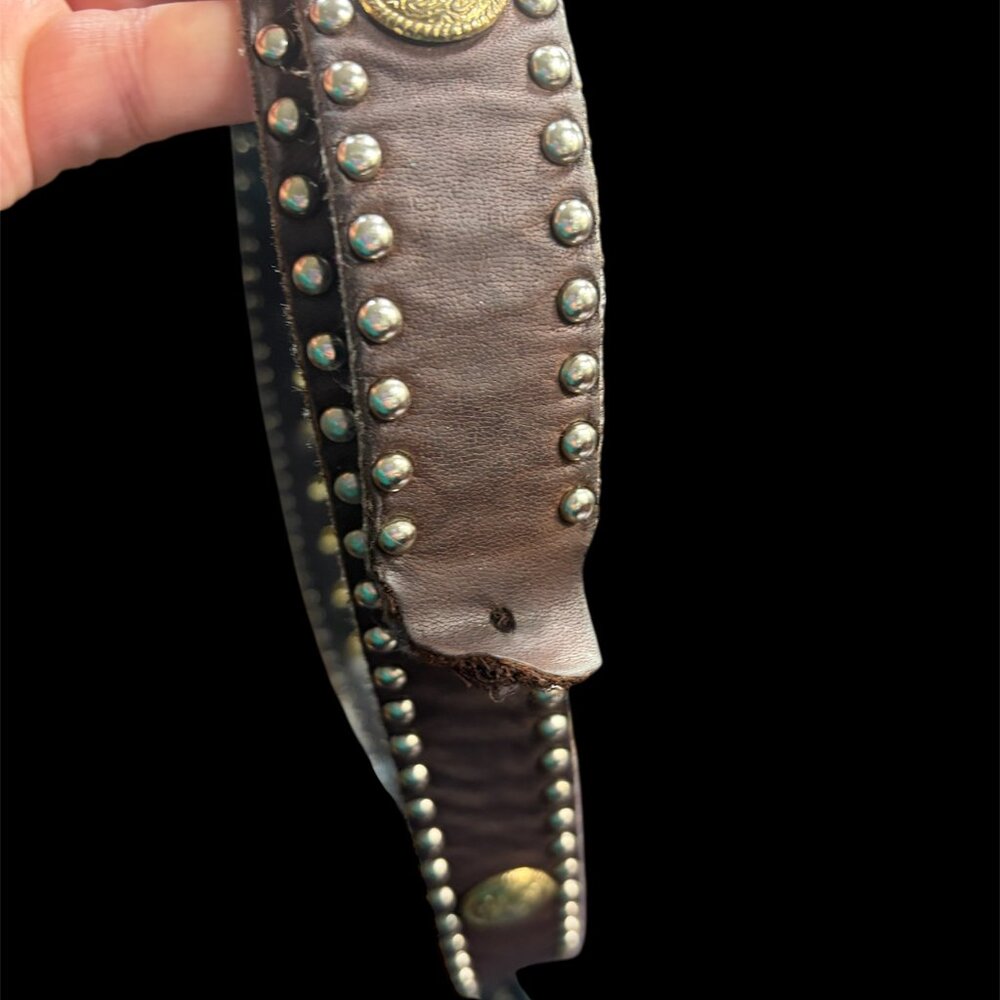 BELTS - GET ONE BLUE WITH RHINESTONES AND ONE BROWN - Picture 3 of 3